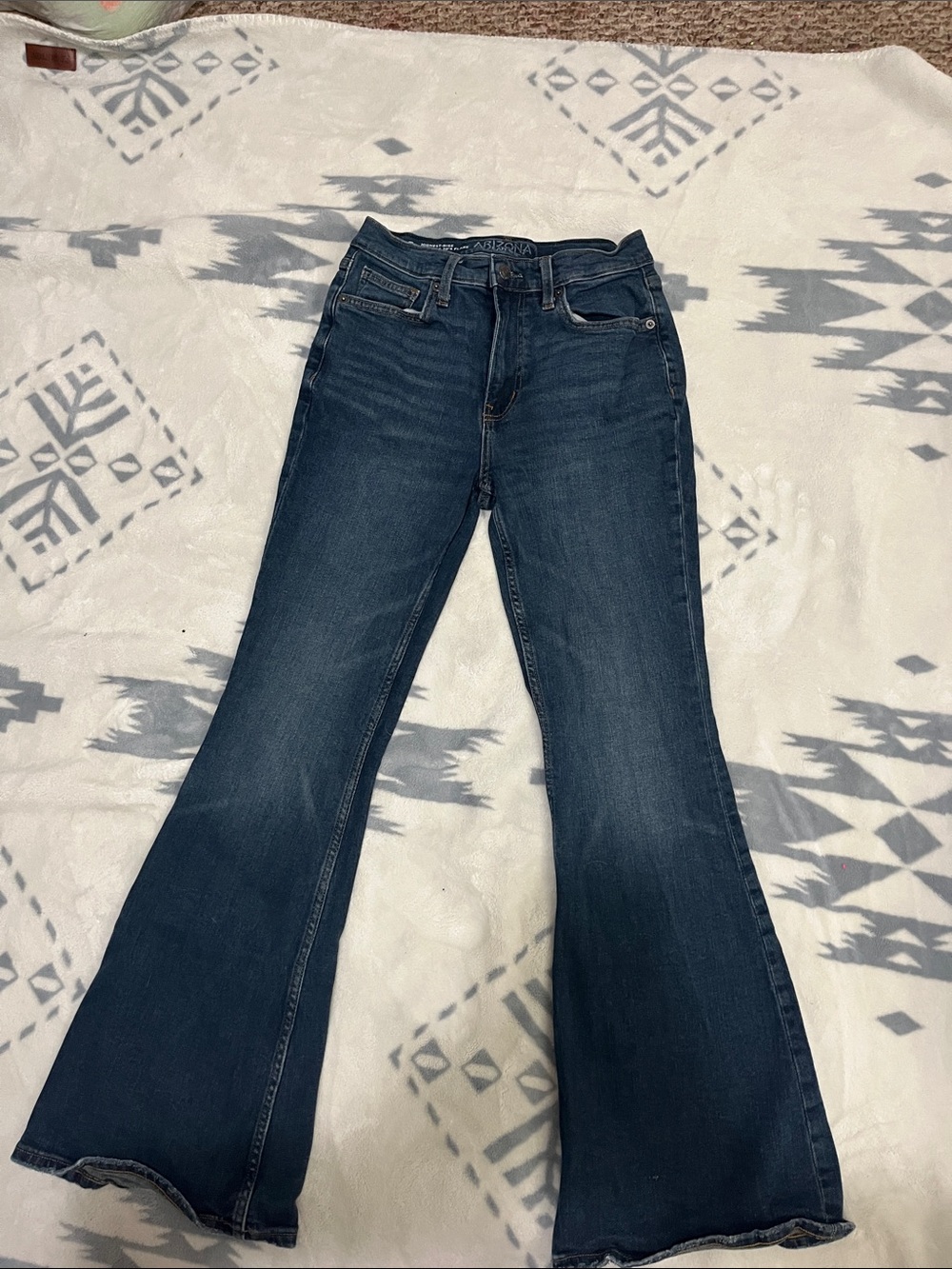 Arizona Jean Company Dark Blue Flare Jeans
